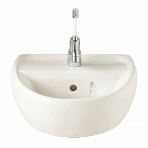 Twyford BJSA4111WH Sola Washbasin 1 Tap 400x345mm