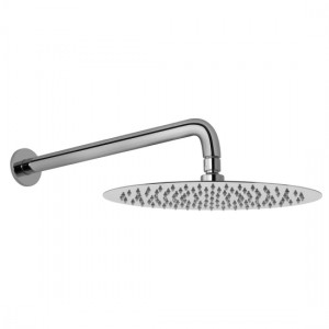 Vado Aquablade Slimline Oval Shower Head 300 x 200mm with Arm Chrome [AQB-OV/30/SA-C/P]