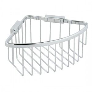 Vado Triangular Corner Basket 270 x 194 x 105mm (Large/Deep) Chrome [BAS-2012-C/P]