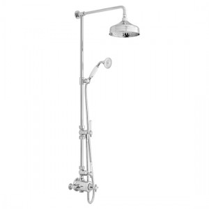 Booth & Co by Vado BC-AXB-149/RRK-CP 2 Outlet Exposed Shower Column Chrome