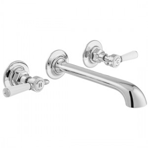 Booth & Co by Vado BC-AXB-209-CP Wall Mounted Basin Mixer Chrome