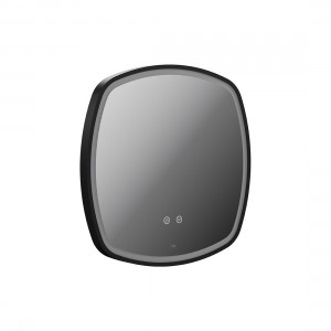 Cameo by Vado Illuminated Mirror (Square) with Demister 500mm Matt Black [CAM-M5I-SQ-MB]