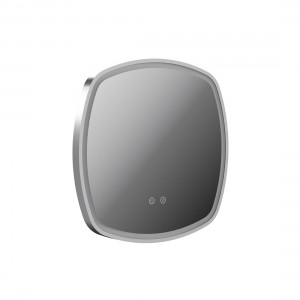 Cameo by Vado Illuminated Mirror (Square) with Demister 500mm Satin Chrome [CAM-M5I-SQ-SC]