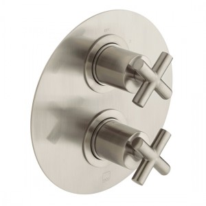 Individual by Vado Elements DX Thermo Shower Valve 2 Outlets Brushed Nickel [IND-ELE148D/2-BRN]