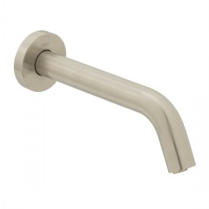 Individual by Vado I-Tech Infra-Red Wall Mounted Basin Mixer Spout Brushed Nickel [IND-IRWSPOUT-BRN]