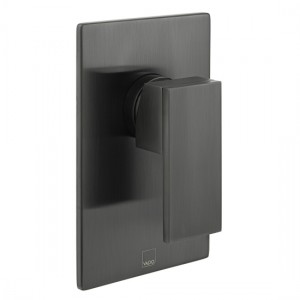 Individual by Vado Notion Manual Shower Valve 1 Outlet Brushed Black [IND-NOT145A-BLK]