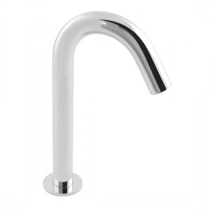 Vado I-Tech Infra-Red Deck Mounted Mono Basin Mixer Tap Chrome [IR-DSPOUT-C/P]