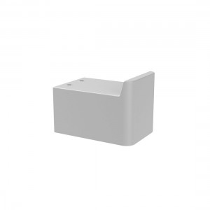 Vado Muse Robe Hook (Single) Matt White [MUS-186-MW]