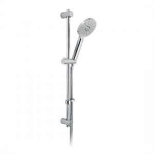 Vado Nebula Shower Handset Kit with Slide Rail (Round - 3 Function) Chrome [NEB-MFSRK/RO-DB-C/P]