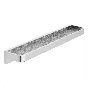 Vado Omika Shelf with Geometric Insert 500mm (20 inch) Chrome [OMI-185-50-C/P]