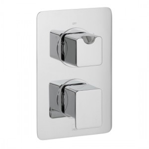Vado Phase DX Thermo Shower Valve 2 Outlets & 2 Handles Chrome [PHA-148D/2-C/P]