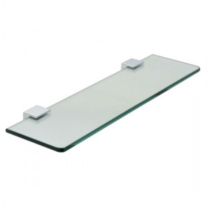 Vado Phase Frosted Glass Shelf 558mm (22 inch) Chrome [PHA-185-C/P]