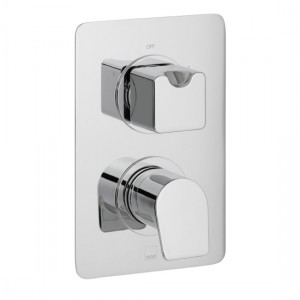 Vado Photon Thermostatic Shower Valve DX 2 Outlet & 2 Handle Chrome [PHO-148D/2-C/P]