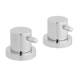 Vado Zoo Deck Mounted Stop Valves (Pair) Chrome [ZOO-142/PR-3/4-C/P]