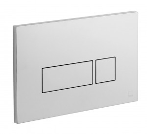 Flush Systems by Vado Square Button Flush Plate Chrome [WG-195-SQ-CP]