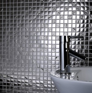 Verona Chrome Mosaic Wall Tile 300 x 300mm [G30069]