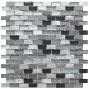 Verona Platinum Lancer 139 Mosaic Wall Tile (Brick Style) 300 x 300mm [G30139]