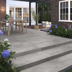 Verona Peckover Porcelain Floor Tile 1200 x 600mm Anthracite [P12007]