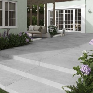 Verona Peckover Porcelain Floor Tile 1200 x 600mm Silver [P12008]