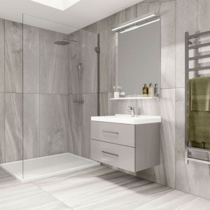 Verona Burlington Porcelain Floor & Wall Tile 1200 x 600mm Grey [P12715]
