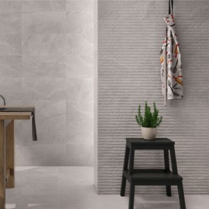 Verona Garonne Ceramic Wall Tile 600 x 300mm Smoke Lined [P12780]