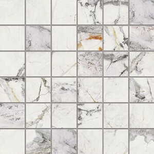 Verona Camille Mosaic Floor & Wall Tile 300 x 300mm White Based [P12992]