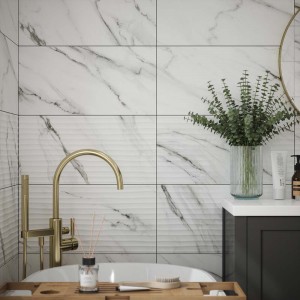 Verona Waldorf Ceramic Wall Tile 600 x 300mm Decor Matt [P12996]
