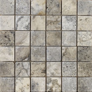 Verona Anatolian Mosaic Floor & Wall Tile 305 x 305mm Silver Grey [S20004]