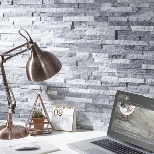 Verona Slate Wall Cladding 360 x 100mm Cloud Grey [S20104]