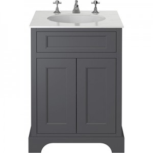 Heritage Wilton 600mm Freestanding - Graphite [BASIN,WORKTOP AND TAPS NOT INCLUDED]