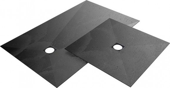 Wedi 072010605 Fundo Top Primo Ready to Use Surface 1600x1000mm - Offset Drain Position - Carbon Matt Black (Ready to Use Surface Only)