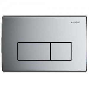 Geberit Kappa50 Dual Flush Plate - Gloss Chrome [115260211]