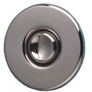 Geberit Single Flush Pneumatic Finger Push Button (Long Wall) - Gloss Chrome [115943211]