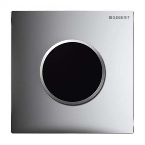 Geberit Touchless Urinal Control - Sigma10 - Gloss Chrome / Matt Chrome / Gloss Chrome [116025KH1]