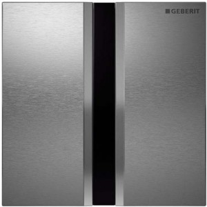 Geberit Touchless Urinal Control - Sigma50 - Battery Powered - Brushed Stainless Steel [116036GH1]