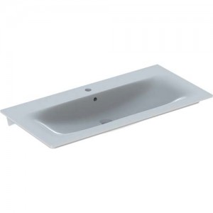 Geberit Renova 100cm Slim Rim Washbasin - Centre Tap hole - White [122200000]