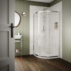 Sommer 6 SOS66 Single Door Quadrant Shower Enclosure 800mm Chrome Frame