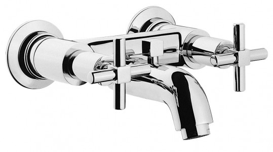 Vitra Uno Wall Mounted Bath Shower Mixer - Chrome [40868CH]