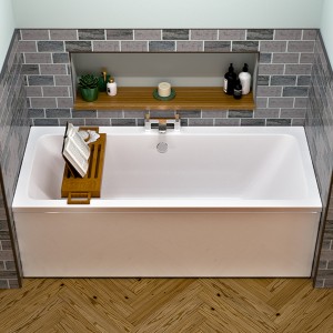 Eastbrook 42.0035 Portland Double Ended Bath 1700x700mm (depth 440mm) 5mm Acrylic (Bath Panels NOT Included)