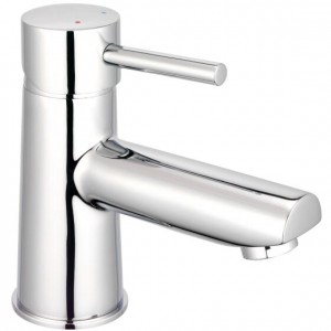 Pegler Ebro Monobloc Basin Mixer with flip waste - Chrome [4G4122]