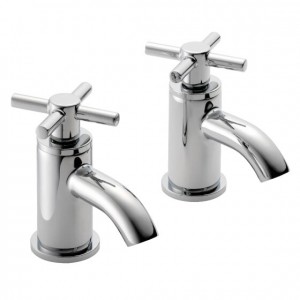 Pegler Xia Bath Pillar Taps (Pair) - Chrome [4K8006]