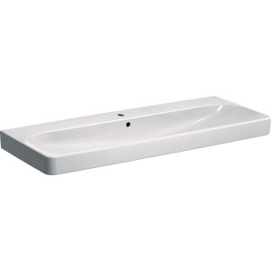 Geberit Smyle Square Basin 120cm One tap hole - White [500226011]