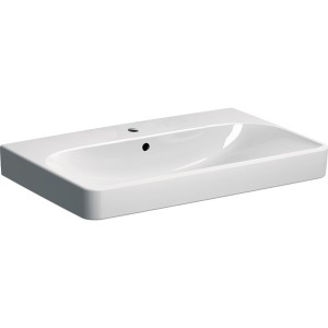 Geberit Smyle Square Basin 75cm One tap hole - White [500249011]