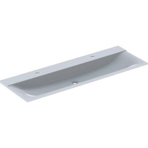 Geberit Xeno2 Basin 140cm Two tap hole - White [500277001]