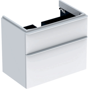 Geberit 500353001 Smyle Square 750mm Vanity Unit & Two Drawers - White