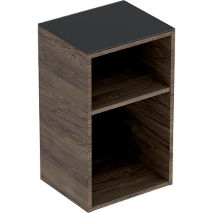 Geberit 500358JR1 Smyle Square Reduced Depth Low Side Unit - Hickory