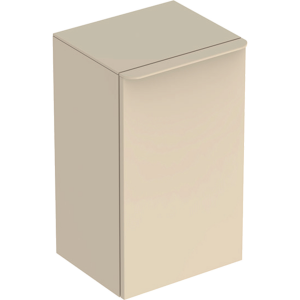 Geberit 500360JL1 Smyle Square Reduced Depth Low Side Unit with Left Door - Sand