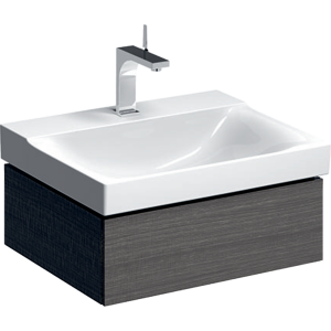 Geberit 500505431 Xeno2 600mm Vanity Unit with One Drawer & LED - Scultura Grey (Basin not included)