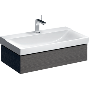 Geberit 500508431 Xeno2 900mm Vanity Unit with One Drawer & LED - Scultura Grey (Basin not included)