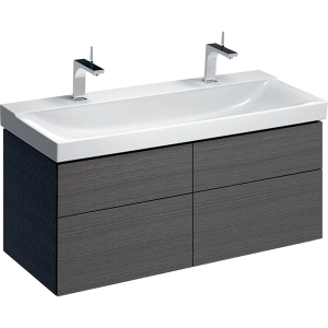 Geberit 500518431 Xeno2 1200mm Vanity Unit with Four Drawers & LED Lighting - Scultura Grey (Basin or Brassware NOT Included)